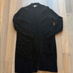 Michael Kors Black Long Cardigan